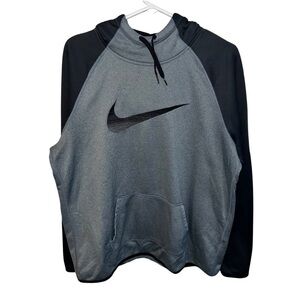 Nike Gray and Black Sweatshirt XL